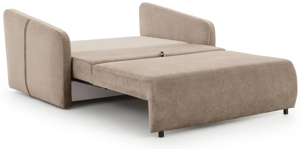 Sofa Zeldia 155 z funkcją spania - brązowy szenil hydrofobowy Spring 1110