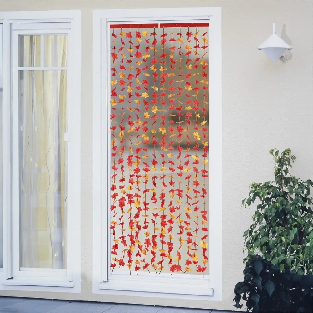 Czerwona zasłona na drzwi 90x190 cm Indian Summer – Maximex