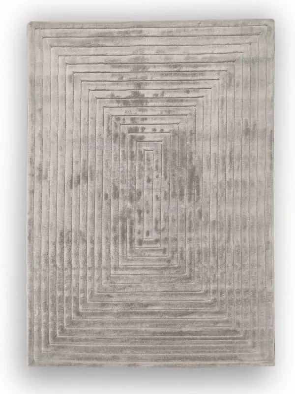 Dywan nowoczesny 3D Lily geometria szary 160 cm x 230 cm
