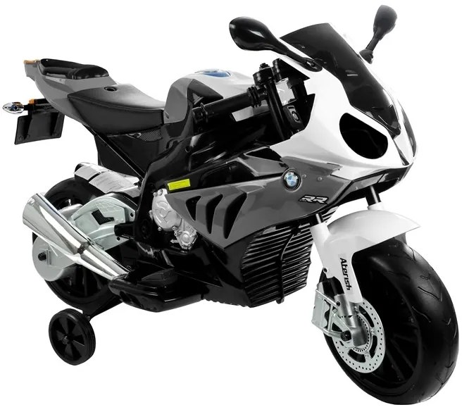 Motocykl motor na akumulator bmw s1000rr srebrny