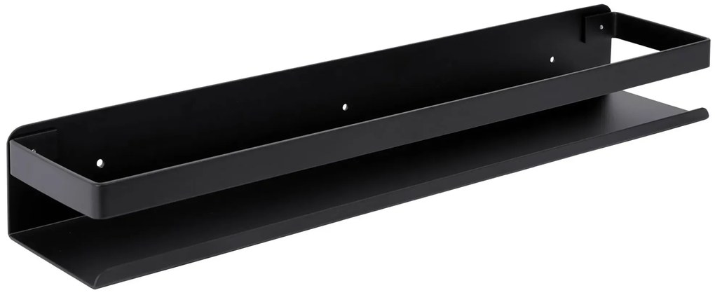 Czarna półka łazienkowa na kosmetyki 50 cm A3-S56