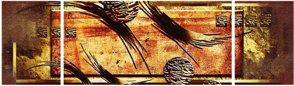 Obraz abstrakcji (170x50 cm)