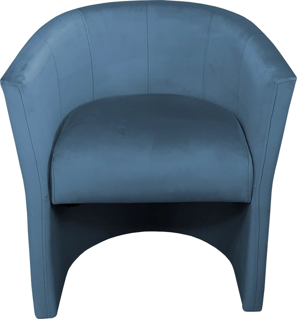 Fotel CLUB tkanina Welur elegancki fotel tapicerowany do salonu i gabinetu : Kolor tkaniny - VELVET - MG33