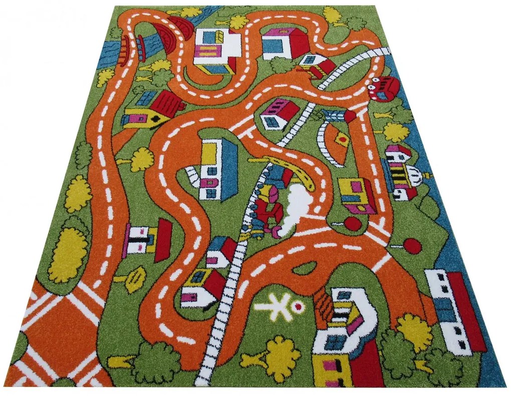 Prostokątny dywan dziecięcy P7-L23