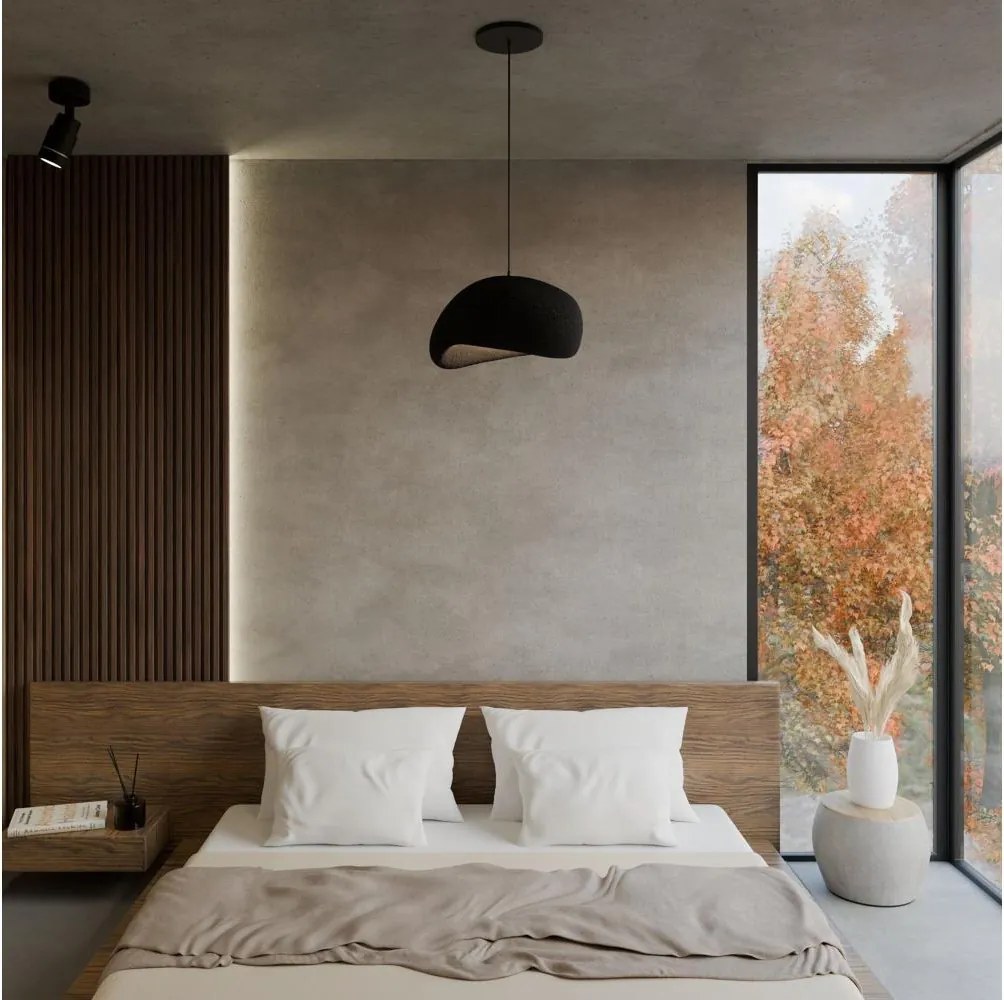 Brilagi - Lampa wisząca na przewodzie WABI SABI 1xE27/40W/230V czarna