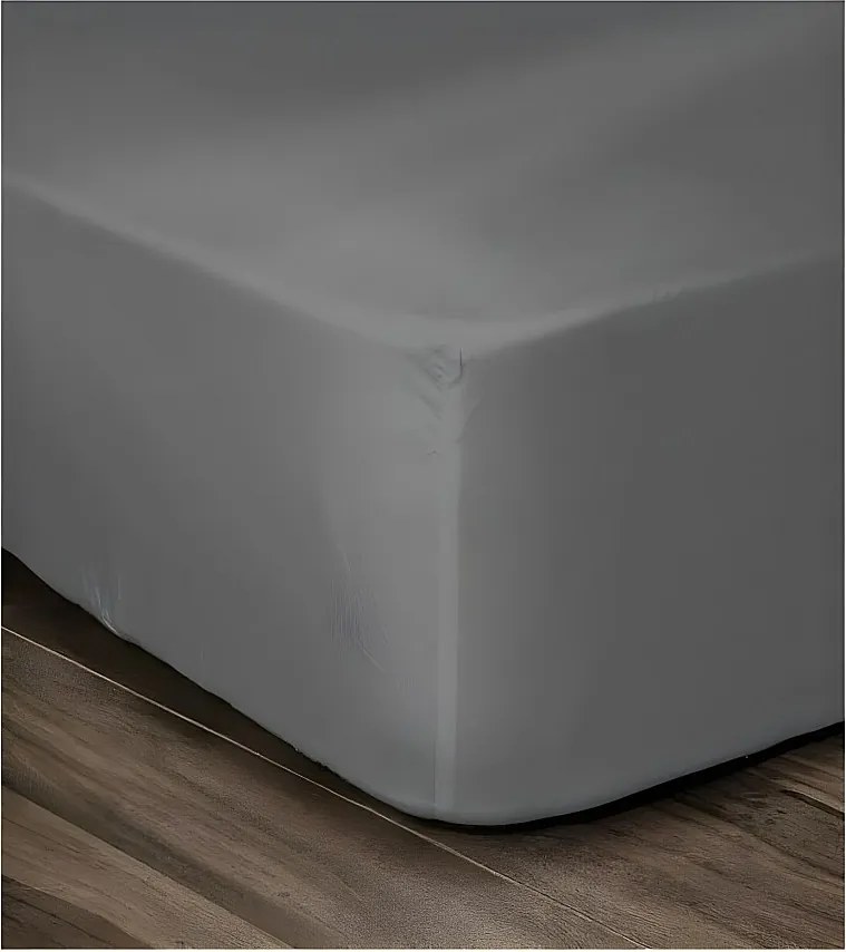 Poszewka na materac 100% bawełny 180x200cm - Ciemnoszary