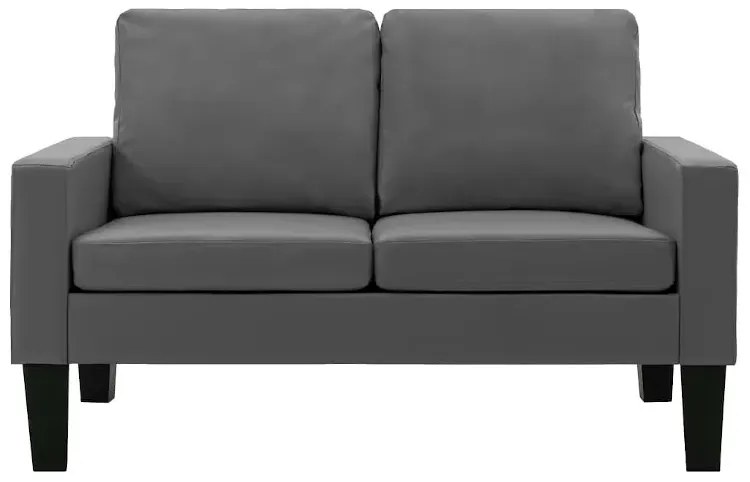 Szara dwuosobowa sofa do salonu - Clorins 2X