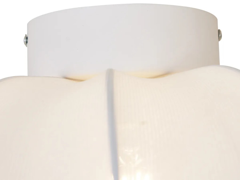 Lampa sufitowa Japandi biała 37 cm - Plu Asyesha