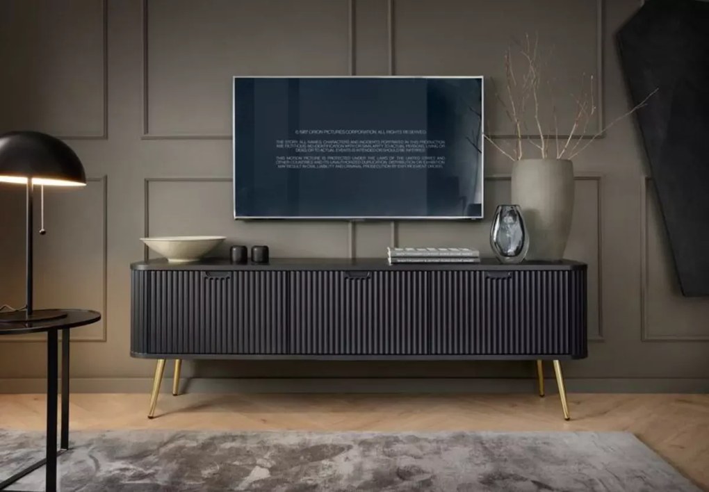 Szafka pod telewizor Fulgeo 168 cm RTV 3 drzwi nowoczesna loft MDF