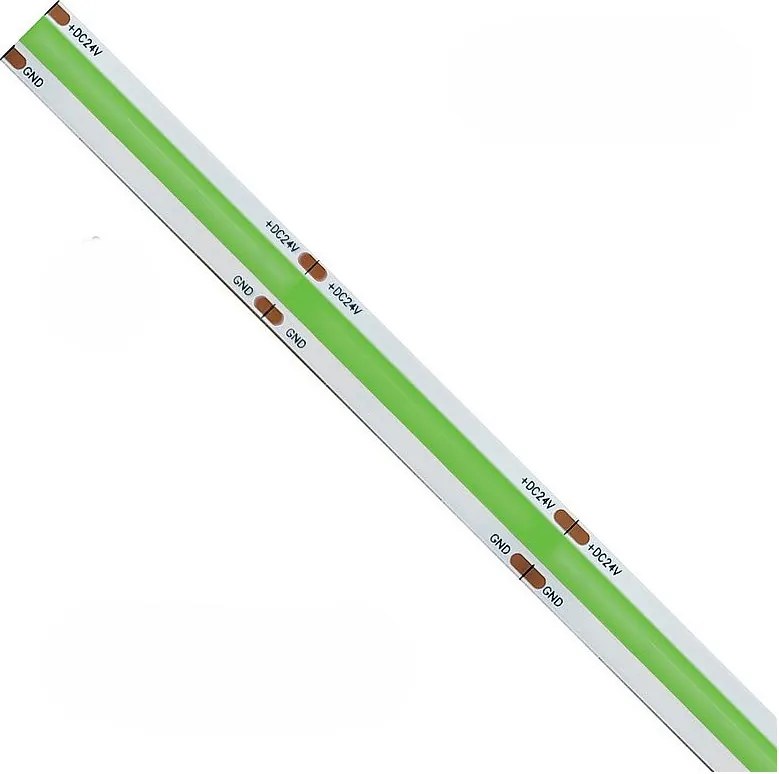 Taśma LED COB 15W/MT 24V jednokolorowa - rolka 5m - zielona