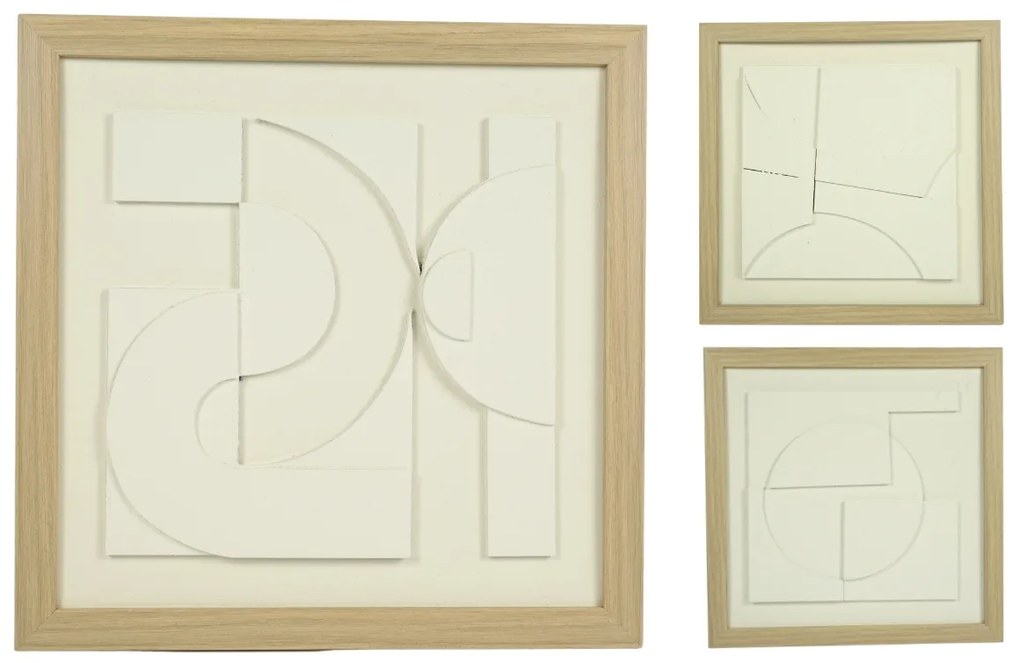 Abstrakcyjny obraz 3D MOZAIKA, 38x38 cm - różne rodzaje