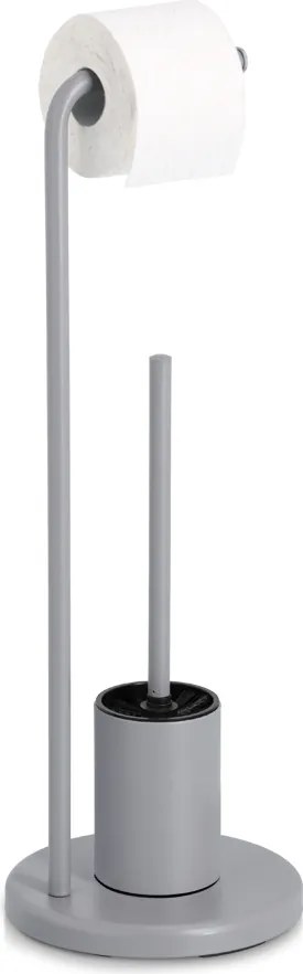 Stojak na papier toaletowy i szczotka do wc VETRO, wys. 63 cm