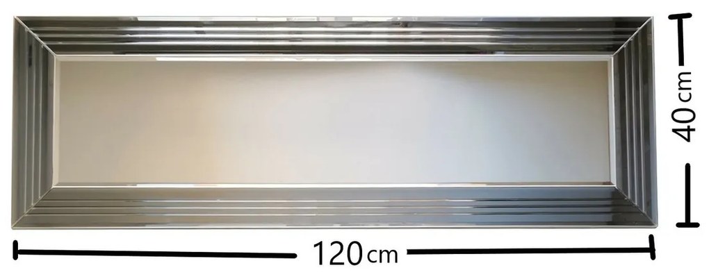 Lustro Silver C 40 x 120 cm