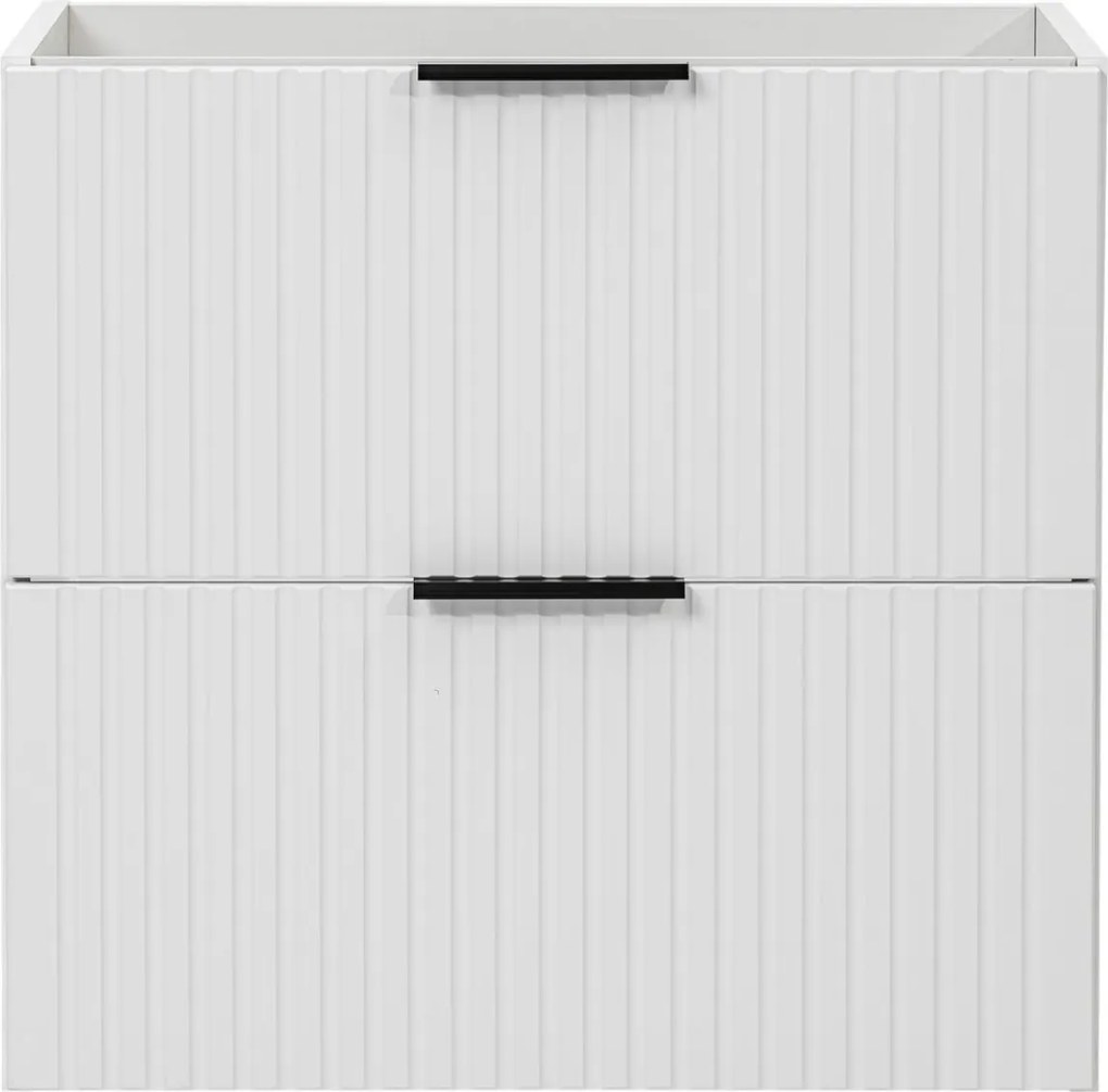 Szafka wisząca  podumywalkowa z szufladami biała 60 x 46 cm ASTROS White