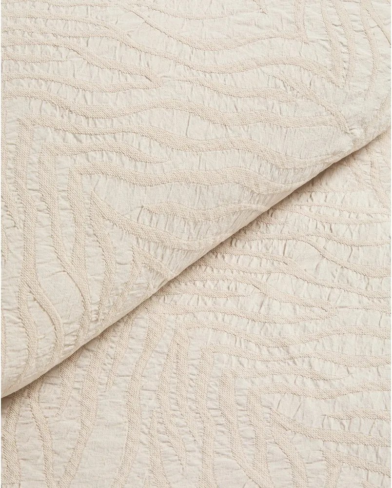 Narzuta żakardowa w kolorze kości słoniowej 240x260 cm Zenti – Kave Home