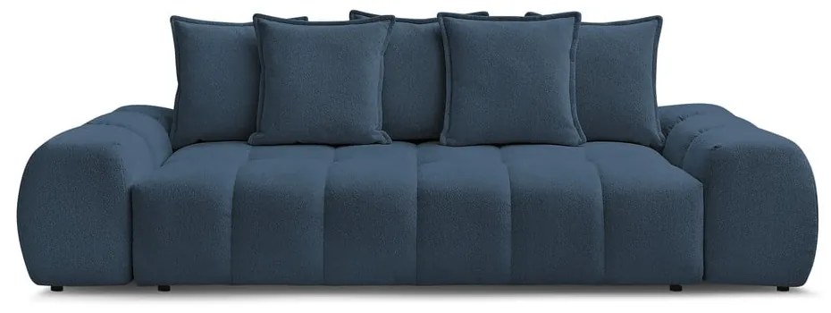 Ciemnoniebieska sofa z tkaniny szenilowej 278 cm Everest – Bobochic Paris
