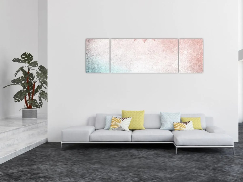 Obraz - Mandale na ścianie 2 (170x50 cm)
