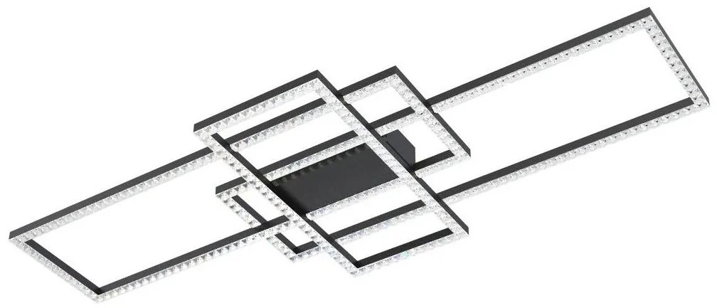 Zuma Line MX7907-3B-3BT LED sufitowe ERVI LED/52W/230V 2700-6000K czarne