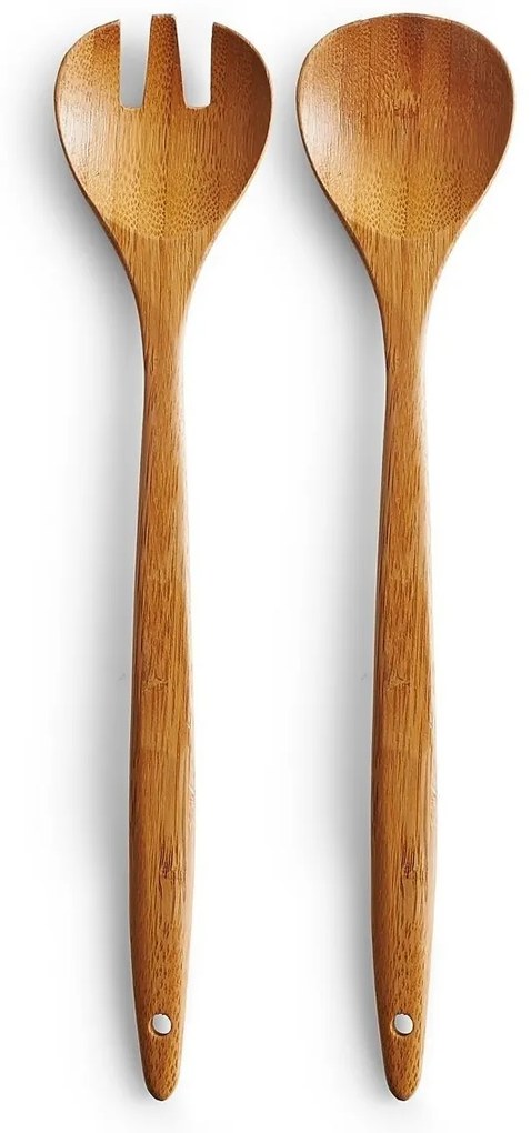 Zestaw do sałaty, dwie łyżki, bambusowy, ZELLER