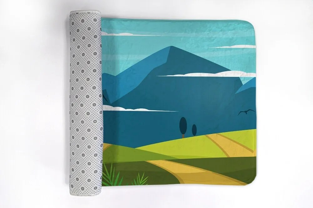 Dywanik do łazienki Dywanik do łazienki góry widok