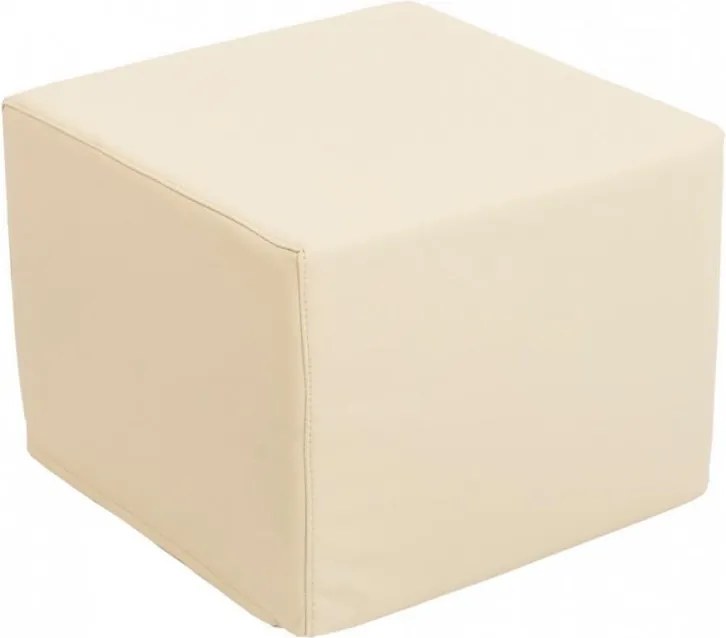 Piankowa pufa przedszkolna Kiddo kwadrat, wysokość 30 cm