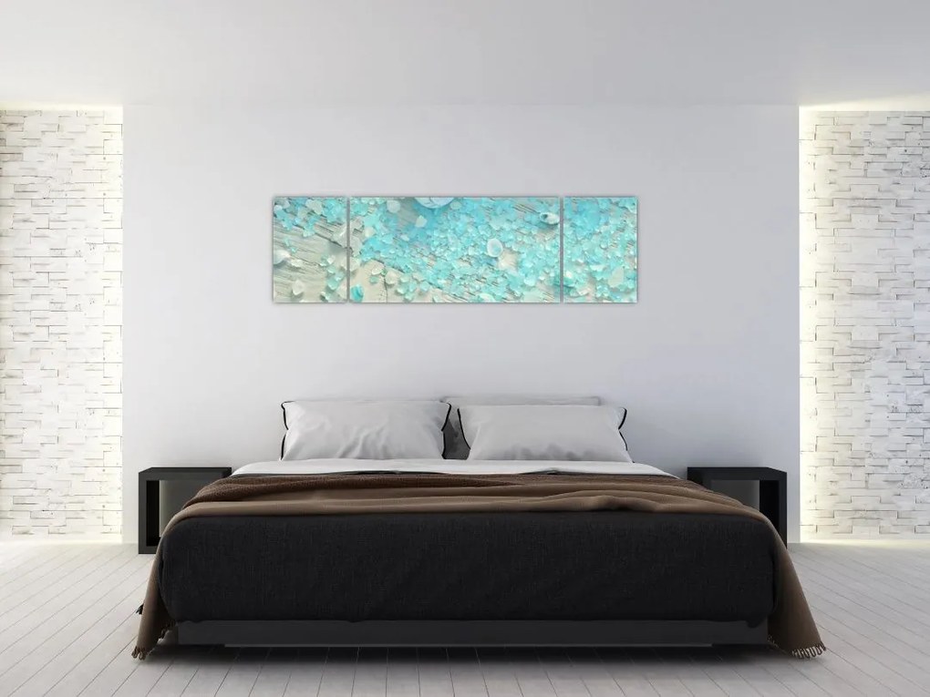 Obraz - Nadmorska atmosfera w turkusowych odcieniach (170x50 cm)