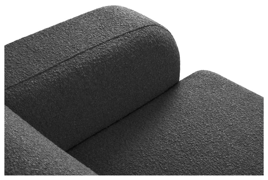 Ciemnoszara sofa z materiału bouclé 235 cm Molino – Micadoni Home