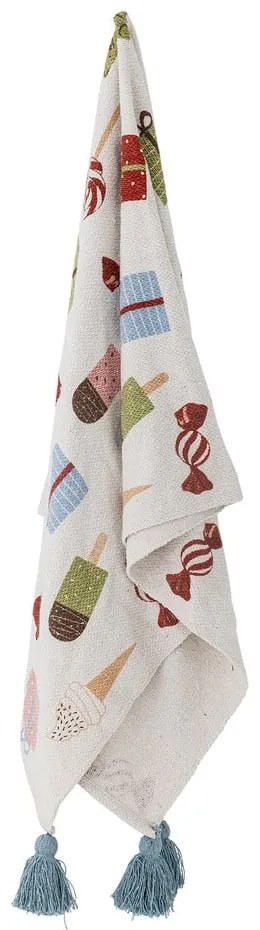 Biały koc dziecięcy 130x160 cm Sweets – Bloomingville Mini