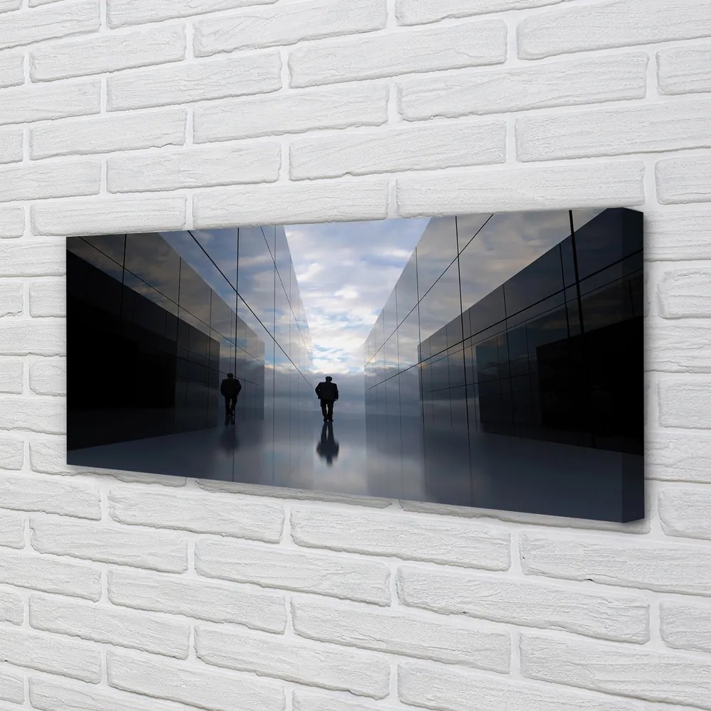 Obraz na płótnie Niebo w Lustrzanym Odbiciu