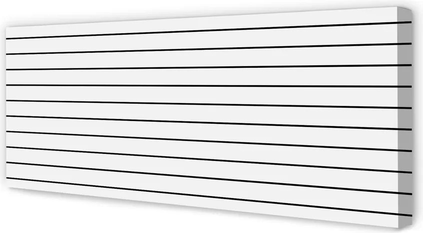 Obraz drukowany na płótnie Minimalistyczne Czarne Kreski