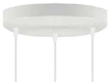 Lampa wisząca glamour na białym stelażu G8-R45