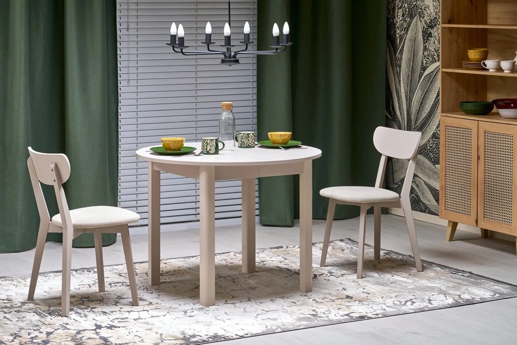 Kaszmirowe krzesło z tapicerowanym siedziskiem Buggi 2 Halmar