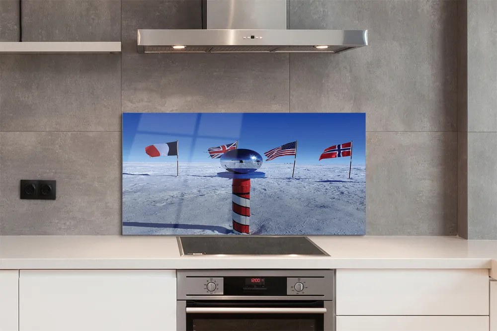 Panel szklany do Kuchni Brazylijski Sztandar