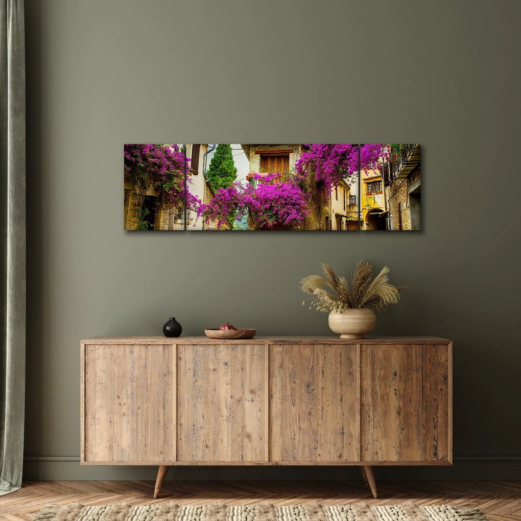 Obraz - Śródziemnomorska leniwa aleja (170x50 cm)