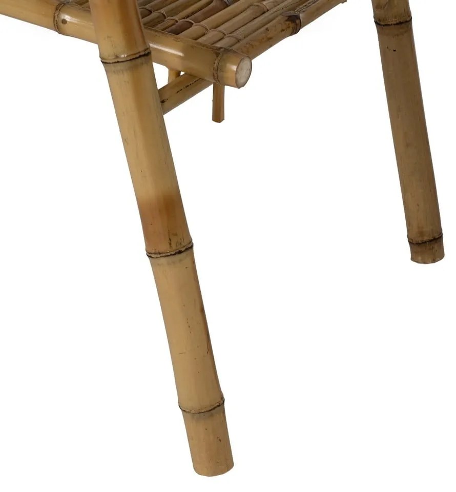 Bambusowy regał w naturalnym kolorze 78x165x40 cm Manali – Ixia