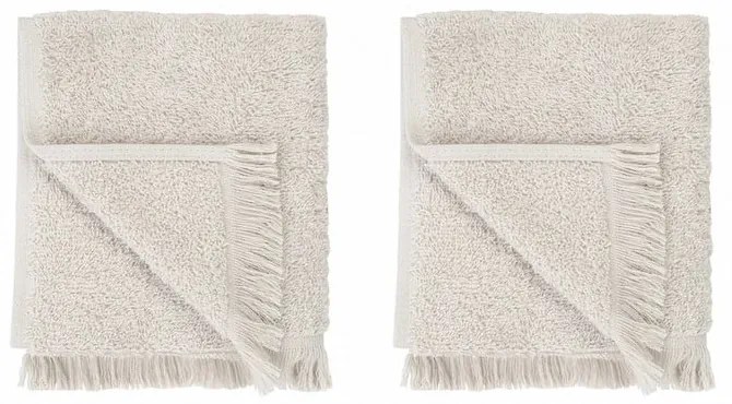 Kremowe bawełniane ręczniki zestaw 2 szt. 30x50 cm FRINO – Blomus