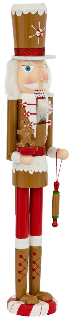 Figurka dziadek do orzechów z piernika, 60 cm