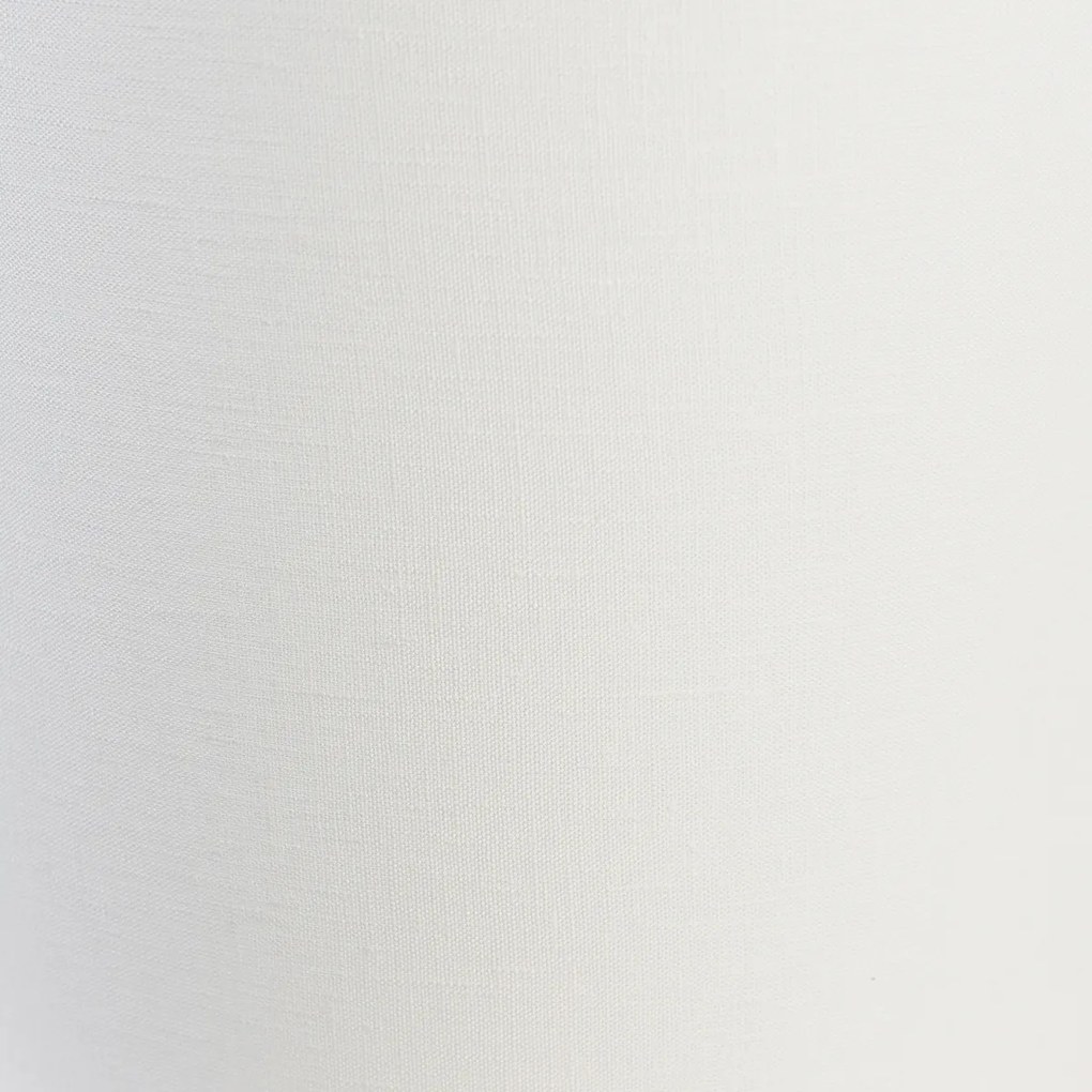 Abażur tkaninowy biały | 40/40/40