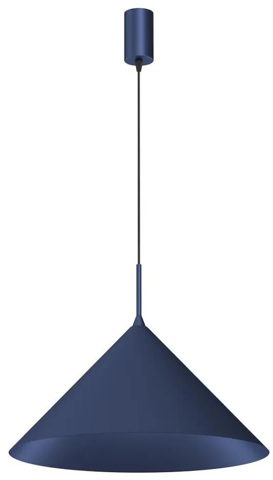 Lampa wisząca na lince CAPITAL 1xGX53/15W/230V śr. 46 cm niebieska