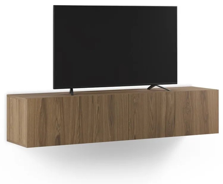 Szafka pod TV w dekorze dębu w naturalnym kolorze 180x38x35 cm Daroca – Marckeric