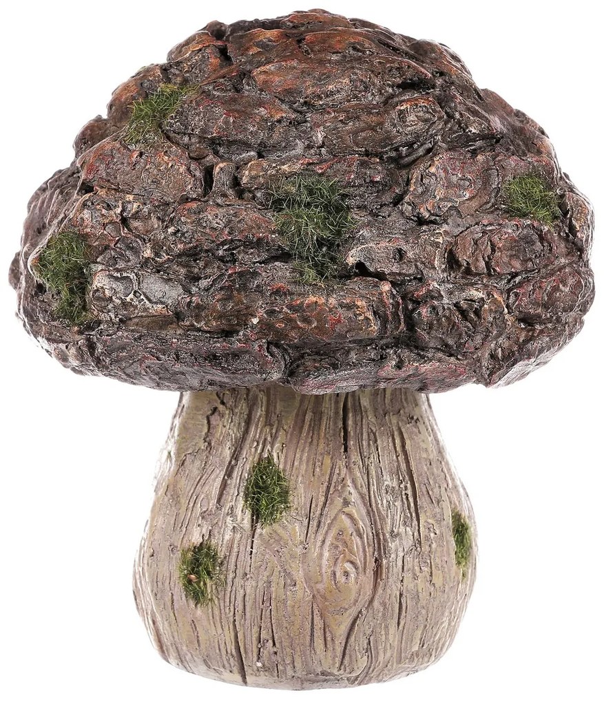 Dekoracja ogrodowa Grzyb, 16 x 17 x 16 cm, polyresin