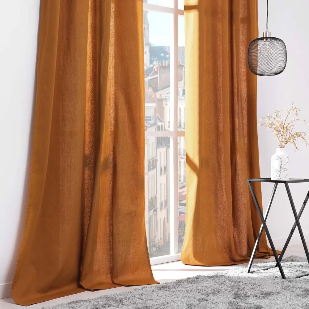 Brązowa zasłona 135x260 cm Twily – douceur d'intérieur