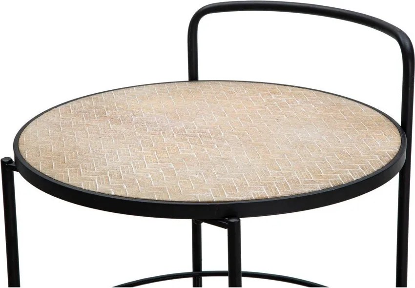 Metalowy barek na kółkach 41,5x40 cm Arex – Mauro Ferretti