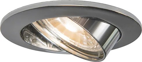 Inteligentny reflektor wpuszczany stalowy z możliwością przechylania z Wifi GU10 - Edu