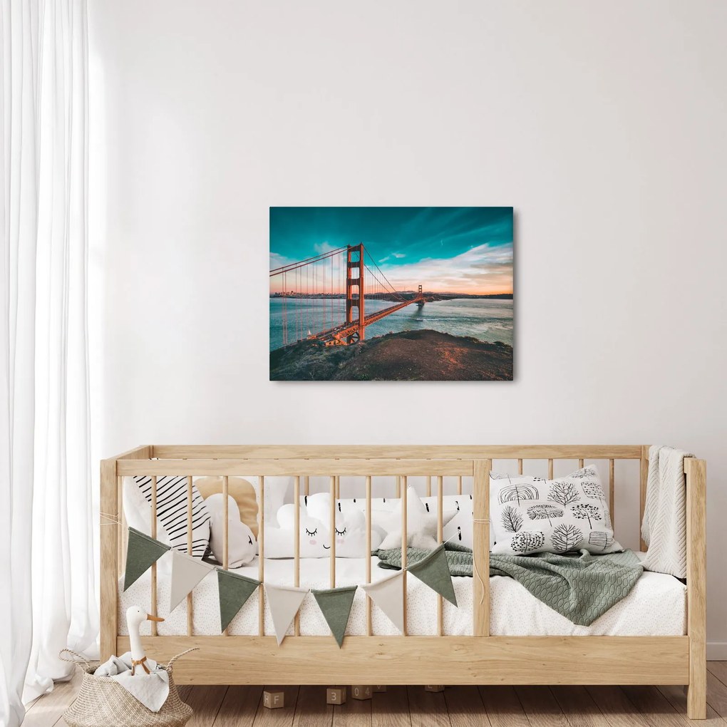 Obraz - Golden Gate, San Francisco (70x50 cm)