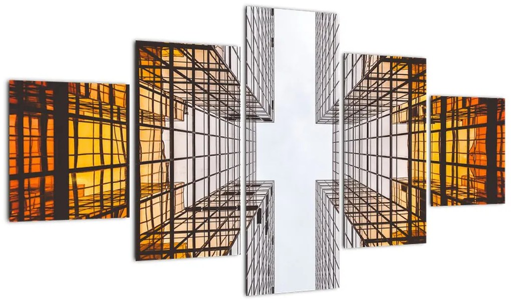 Obraz drapaczy chmur (125x70 cm)