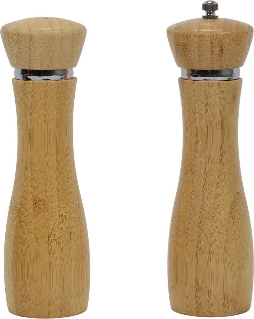 Młynek do pieprzu i solniczka, bambusowy, 2 sztuki, KESPER