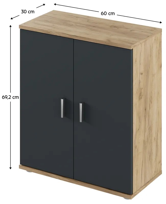 Szafka ADELI typ 1, dąb Artisan
