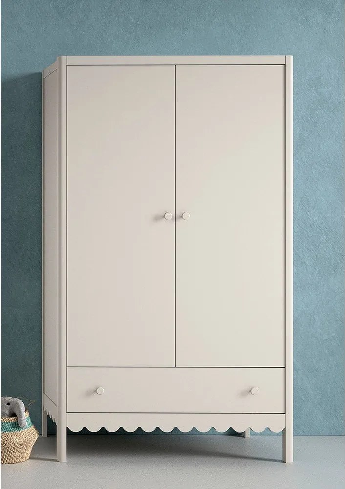 Beżowa szafa dziecięca 110x190x55 cm Swingo – Vipack