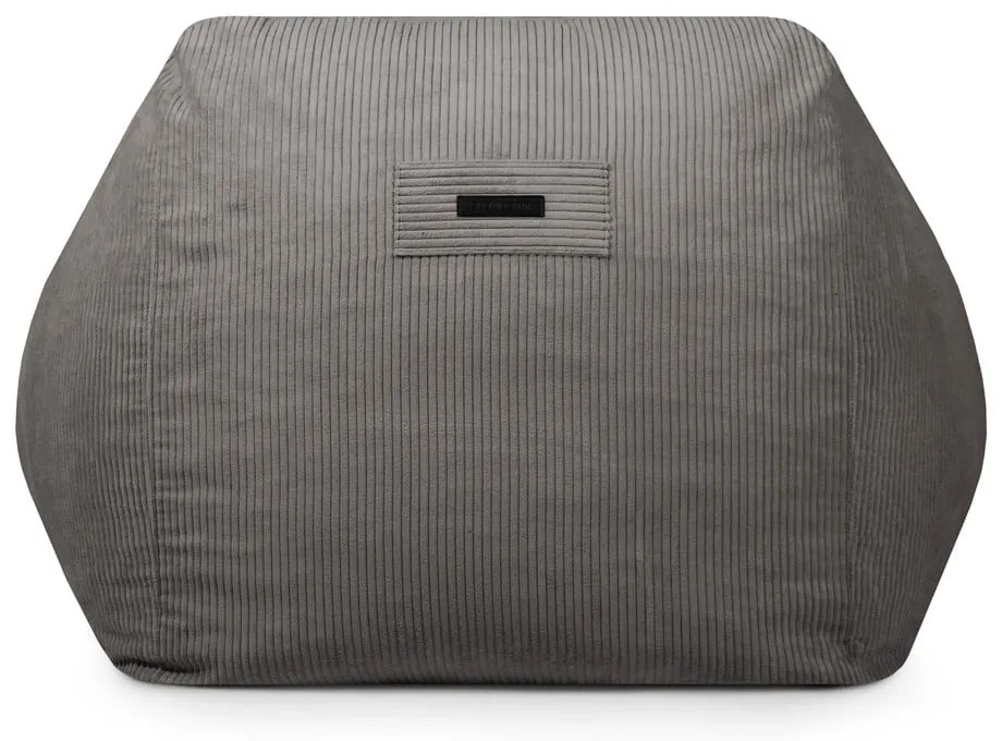 Czarny sztruksowy worek do siedzenia Sofa Snug – SLOWDOWN
